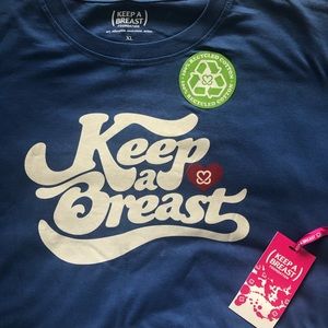 NWT Keep A Breast Foundation Tee